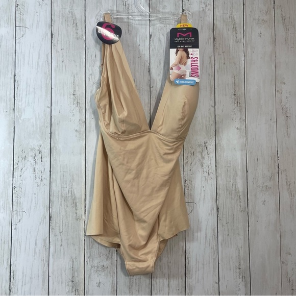 NEW Maidenform Self Expressions Low Back Bodysuit NWT 2XL - Picture 1 of 7